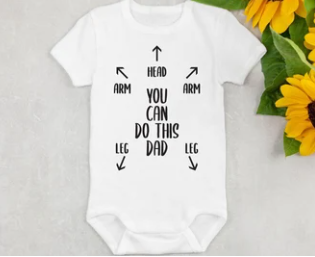 You Can Do This Dad Onsie - 0-3 Months